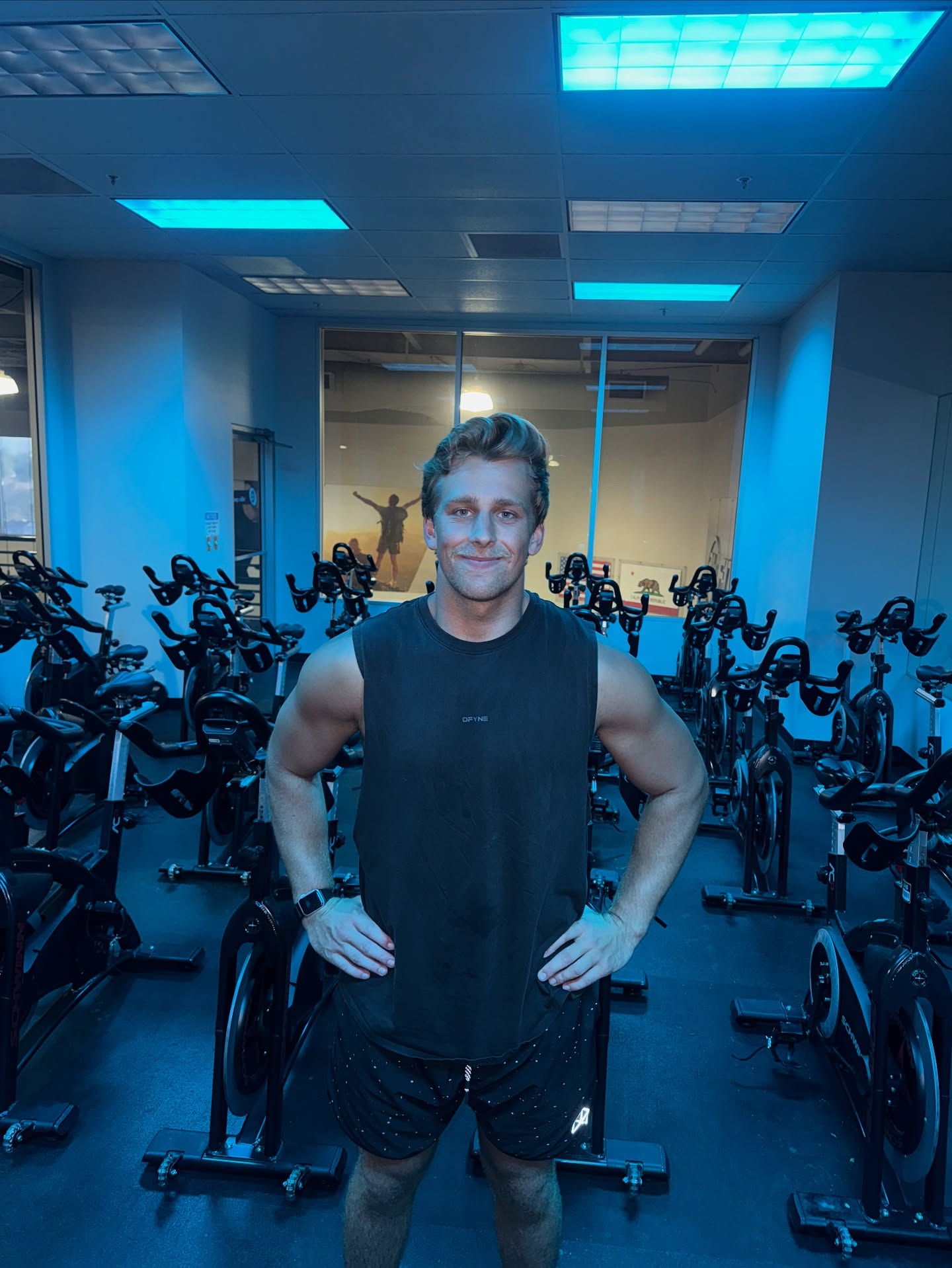 Nick in the spin studio