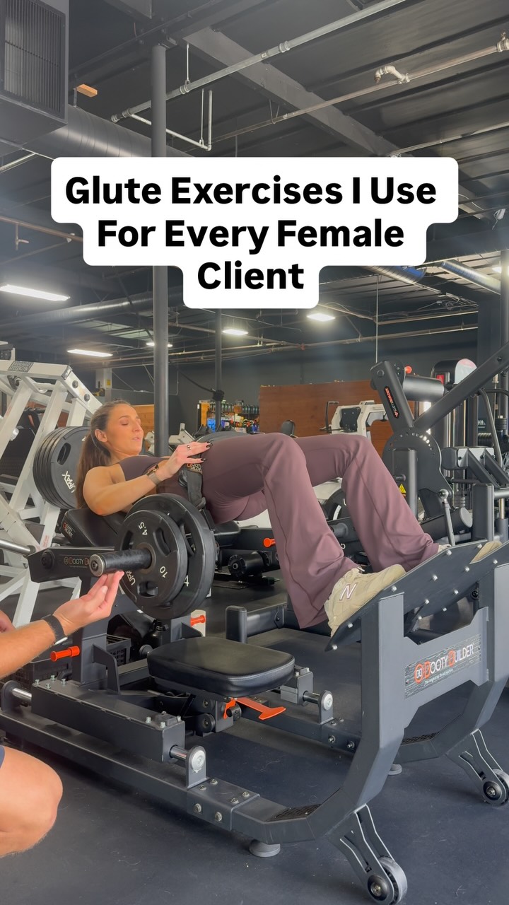 Client training glutes